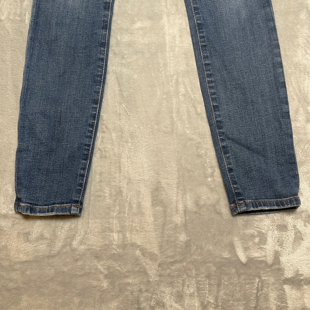 JOES JEANS Women's Size 27 Curvy Skinny Ankle Blue Denim Jeans Distressed - Picture 2 of 8